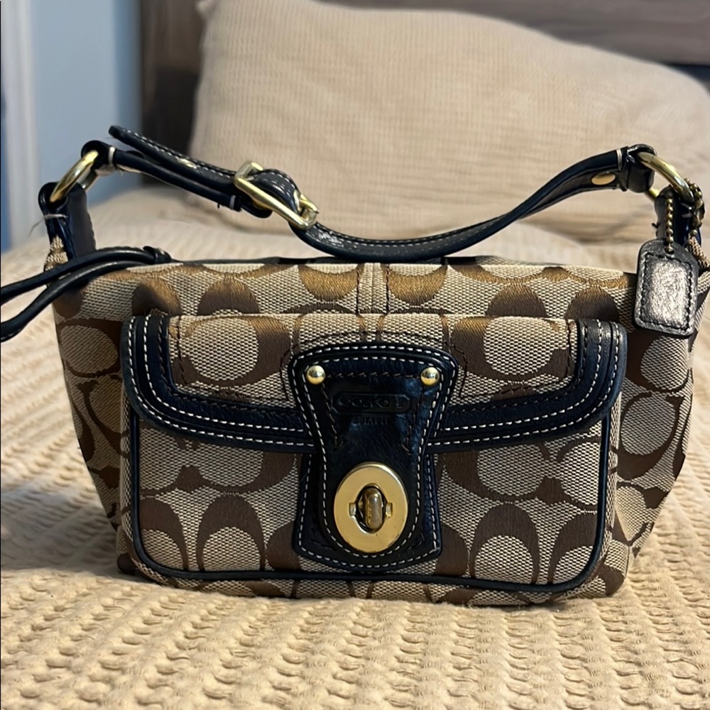 Coach Brown and Black Women's Bag